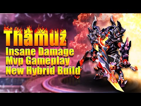Thamuz gameplay with  new  Hybrid build full insane damage 😱