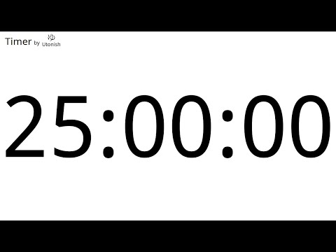 25 Hour Countdown Timer