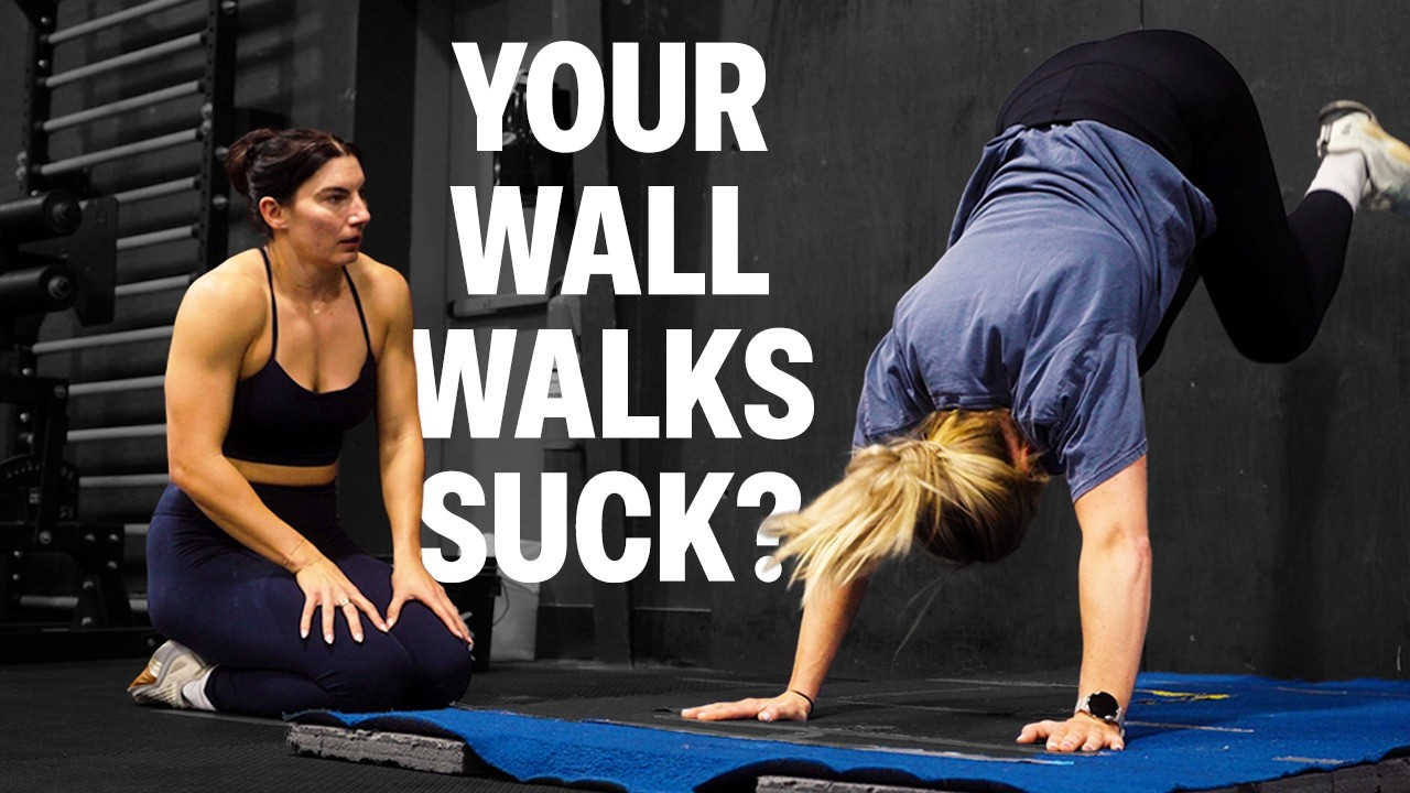 how to do better WALL WALKS for CrossFit