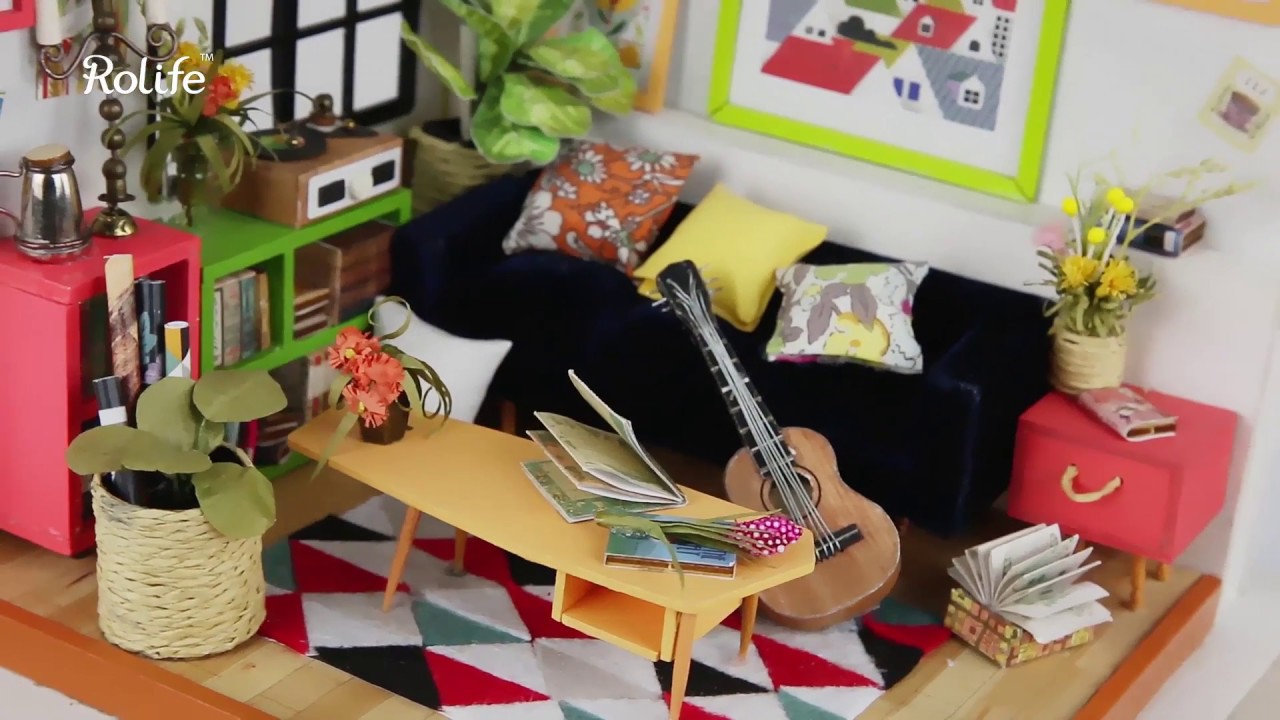 RoboTime miniatura domečku Obývací pokoj