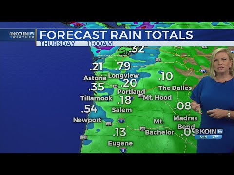 6 p.m. Monday evening forecast KOIN 6 News July 8, 2019