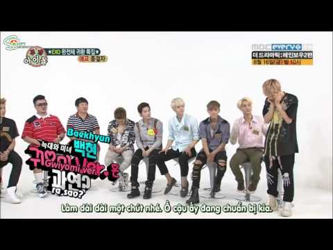 [ Vietsub ] 130814 EXO @ Weekly Idol Baekhyun Aegyo Cut