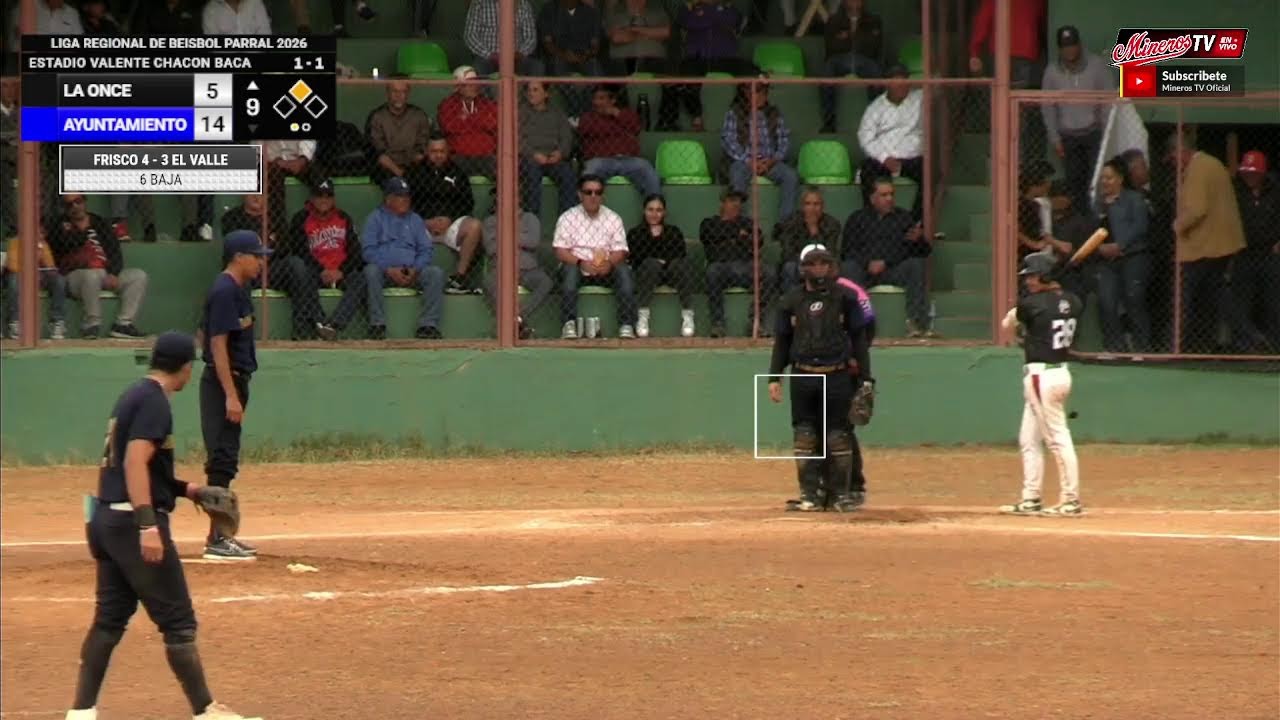 SEMIFINALES I LIGA REGIONAL DE BEISBOL I LA ONCE VS AYUNTAMIENTO