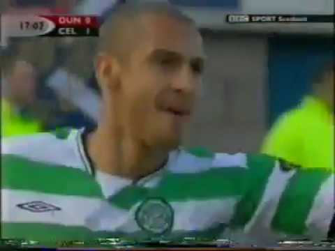 Henrik Larsson (Celtic) - 22/09/2002 - Dundee 0x1 Celtic - 1 gol