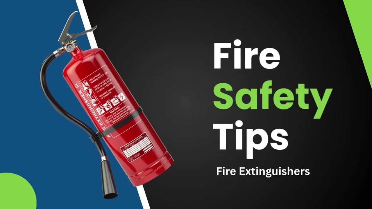 Fire Safety Tips for Fire Extinguishers and Sprinklers.