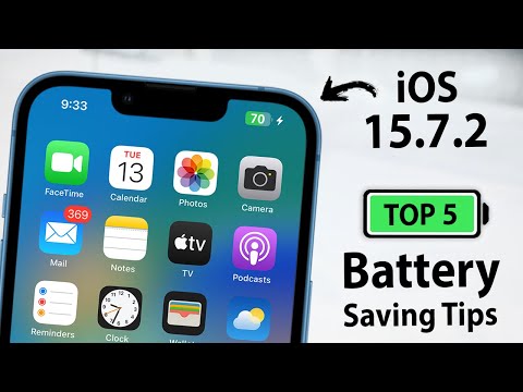 iOS 15.7.2 - Top 5 iPhone Battery Saving Tips - Change Settings Now