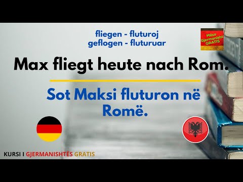 Folje dhe Shprehje Gjermanisht me Perkthim Shqip / Mëso Gjermanisht - Gratis / A1 A2 B1 B2