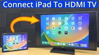 How To Connect iPad to TV Using HDMI Cable to USB-C (iPad, iPad Air, iPad Pro, M1, M2, M4)
