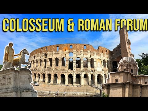 Colosseum and Roman Forum- Rome, Italy