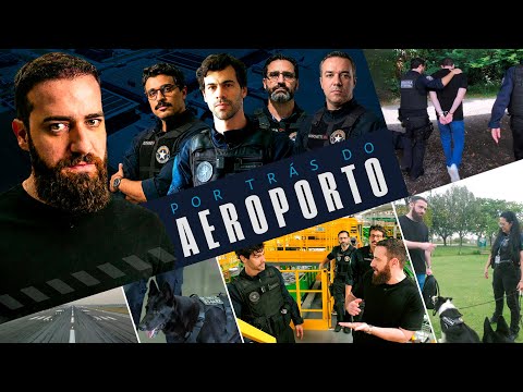 Fiz um tour no aeroporto com o pessoal da série e deu ruim