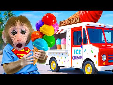 Singe Bon Bon relève le défi de conduire un Ice Cream Truck autour du monde