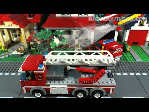 Vidéo LEGO City 60004 : La caserne des pompiers