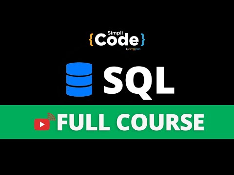 Sql Full Course 2022 Sql Tutorial For Beginners Learn Sql In 8 Hours Sql Training Simplicode