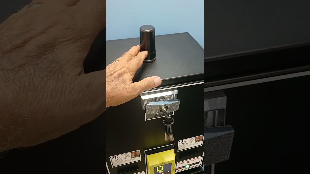 XCP Model 5002N Card Vending Machine For Cashless Payments Dispensing Clay Target RFID Prepaid Cards