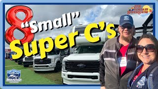 8 “Small” Super C RVs! Florida RV SuperShow Walkthroughs