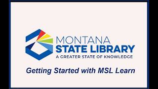 Getting Started with MSL Learn