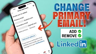 How To Change A Primary Email Address On LinkedIn [Add/Remove]