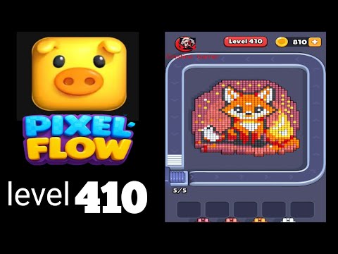 Pixel Flow Level 409 Walkthrough - Hard Difficulty Puzzle Solution