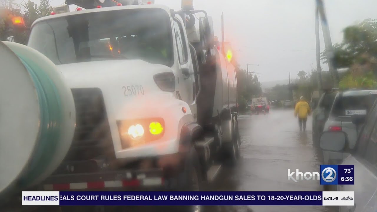 Hawaiian Electric working on outages as storm runs through Hawaii