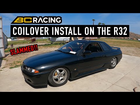SLAMMING NISSAN SKYLINE R32 x BC RACING