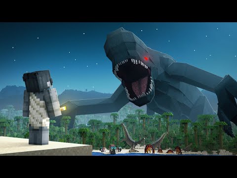 Surviving Minecraft's Dinosaur Horror Mods for 100 Days