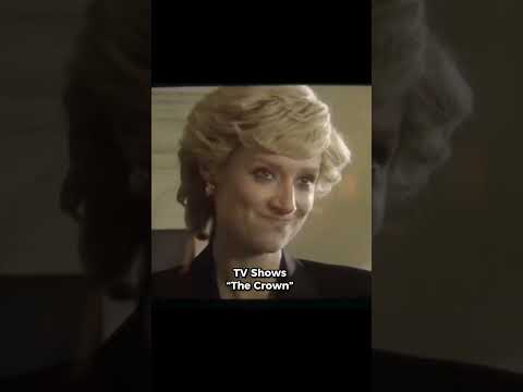Princess Diana’s Interview in “The crown” and in real life #shorts #princessdiana #thecrow