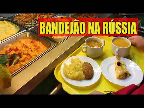 STOLOVAYA - COMEMOS EM UM RESTAURANTE COM SISTEMA DA ANTIGA UNIÃO SOVIÉTICA.