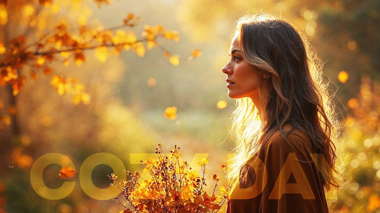 An Autumn Aesthetic | COZY DAY | Falling Leaves, Autumn Ambience