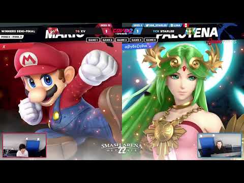SAU22: Pools - TG| XV (Mario) Vs. TCV| Starlee (Palutena) - Singles