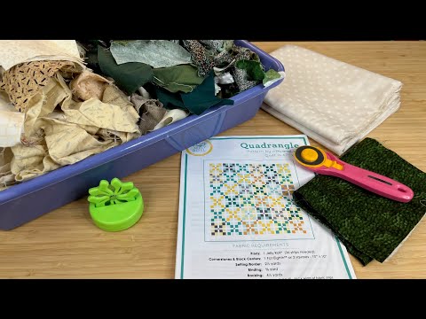 Simple Four Patch Block Quilt using 2 1/2 inch STRIPS!  9th in our series to use leftover strips!