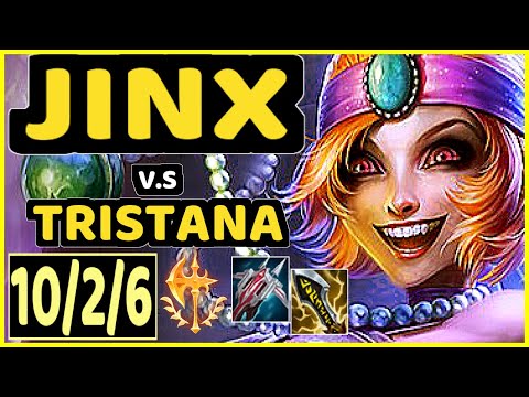 COMP (JINX) vs TRISTANA - 10/2/6 KDA BOTTOM ADC CHALLENGER GAMEPLAY - EUW