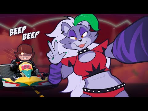 Roxanne Wolf gets Run Over (FNAF Security Breach)