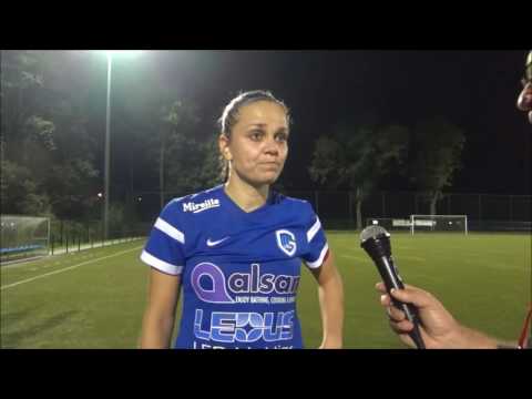 20160826   Interview Riete Loos after KRC Genk Ladies   RSC Anderlecht