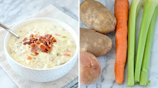 Fish Chowder Recipe – Wild-Caught Flounder with a Dairy-Free Option