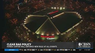 Honda Center Implements New Clear Bag Policy In Time For Ducks Season Opener