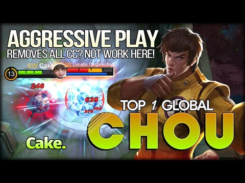 Chou Aggressive Play by Cake. Top 1 Global Chou - Mobile Legends: Bang Bang