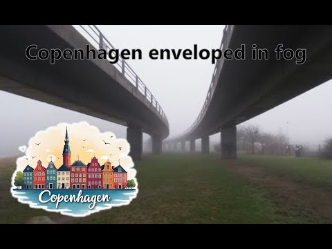 Copenhagen enveloped in fog [VR180]