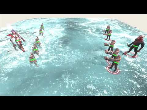 Animal Revolt Battle Simulator infernals Team 1 VS infernals Team 2