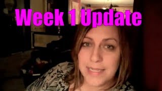 WEIGHT LOSS UPDATE - END OF WEEK ONE