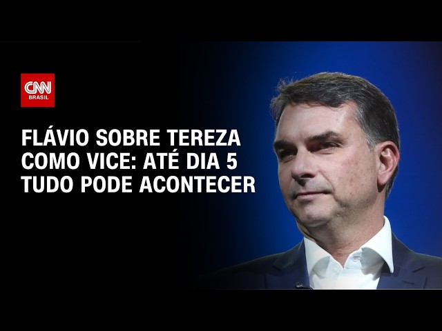"Tudo pode acontecer", diz Flávio após sim de Tereza para vice e não do PP | CNN 360°