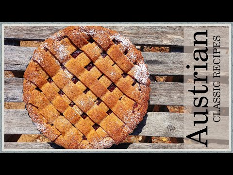 Traditional Linzertorte Recipe/Austrian Raspberry Tart