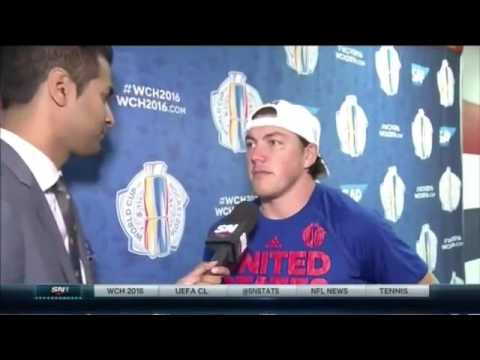 USA vs  Finland Pre Game   World Cup of Hockey