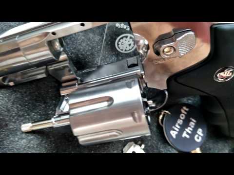 Airsoft Thai CP - WG 2.5" Revolver (SV) (BK Handle)