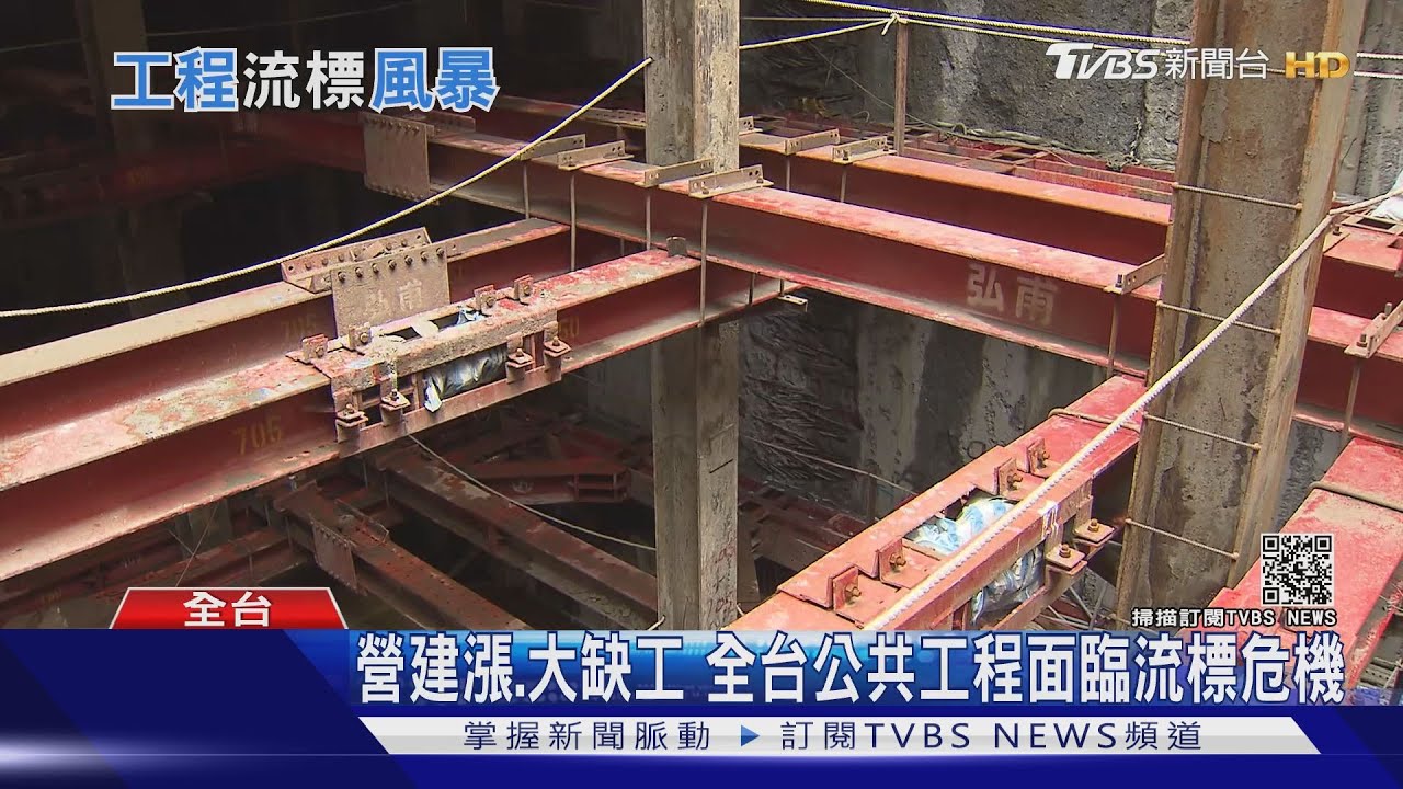 建材漲價+缺工嚴峻！包商憂風險　公共工程流標頻傳