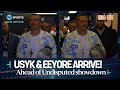 💛 Oleksandr Usyk arrives with Eeyore ahead of #FuryUsyk 🇸🇦 #RingOfFire