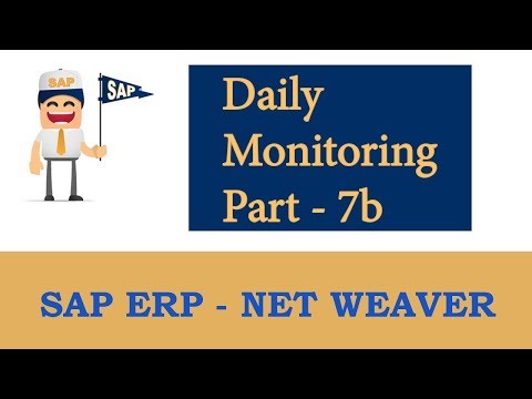 ERP SAP Basis - Net Weaver | AS ABAP Daily Monitoring - Part 7 b |