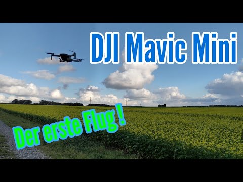 DJI Mavic mini erster Flug Ich bin das erste mal mit meiner neuen Drohne geflogen