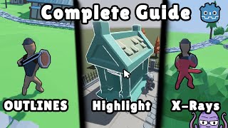 How to make and use Outlines in 3D | Godot