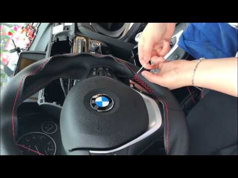 O SHI CAR Steering Wheel Cover Install tutorial