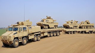 The Biggest Military Tank Transporters in the World